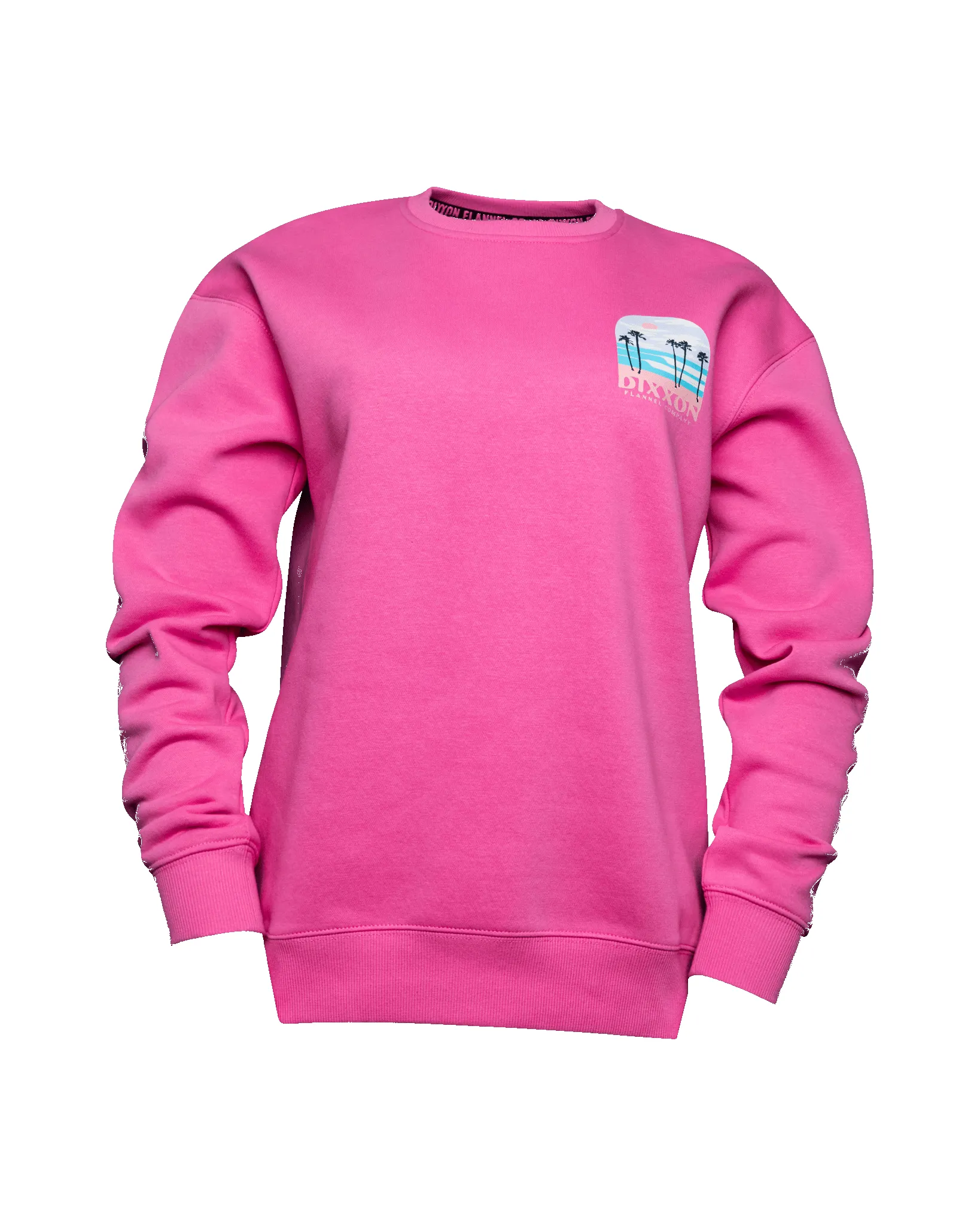 Women's Ocean Front Crewneck Sweatshirt - Pink sold by Dixxon product image thumbnail 3