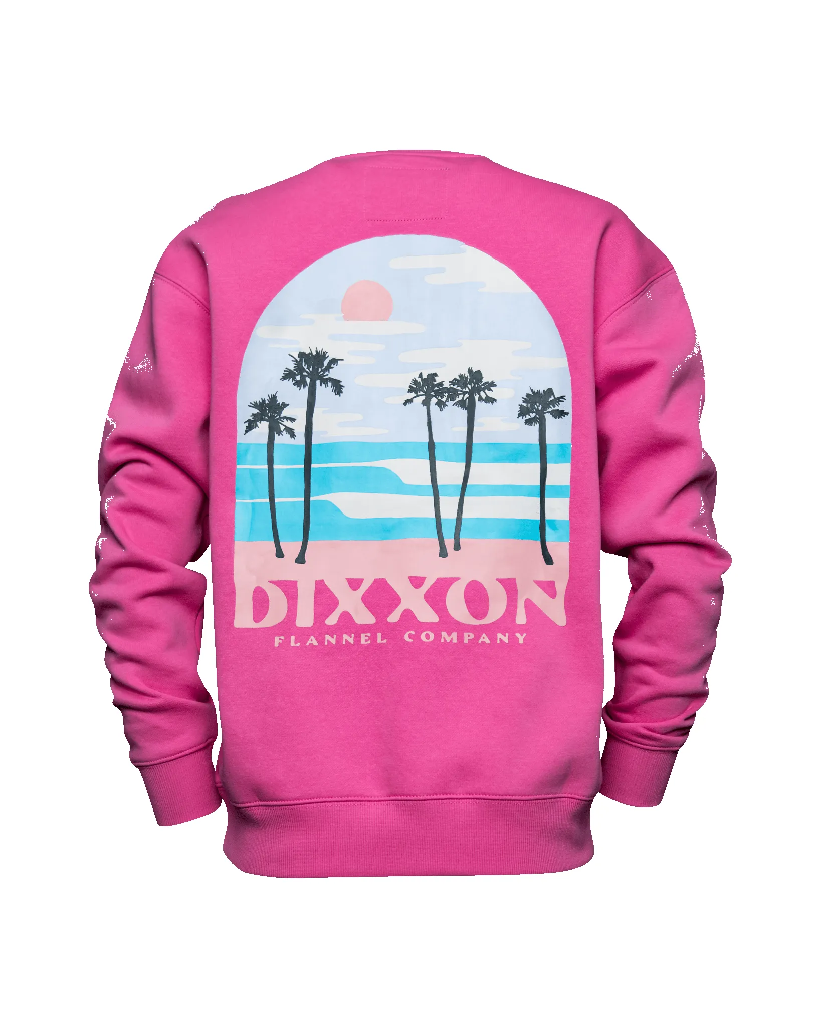 Women's Ocean Front Crewneck Sweatshirt - Pink sold by Dixxon product image thumbnail 2