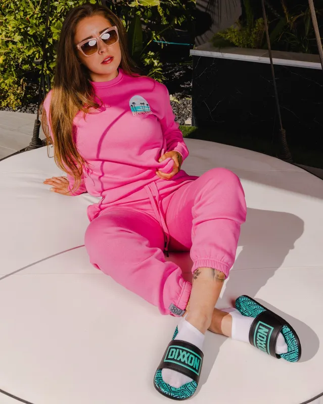 Women's Ocean Front Sweatpants - Pink sold by Dixxon