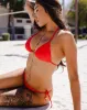 Women's Red String Bikini Bottom sold by Dixxon