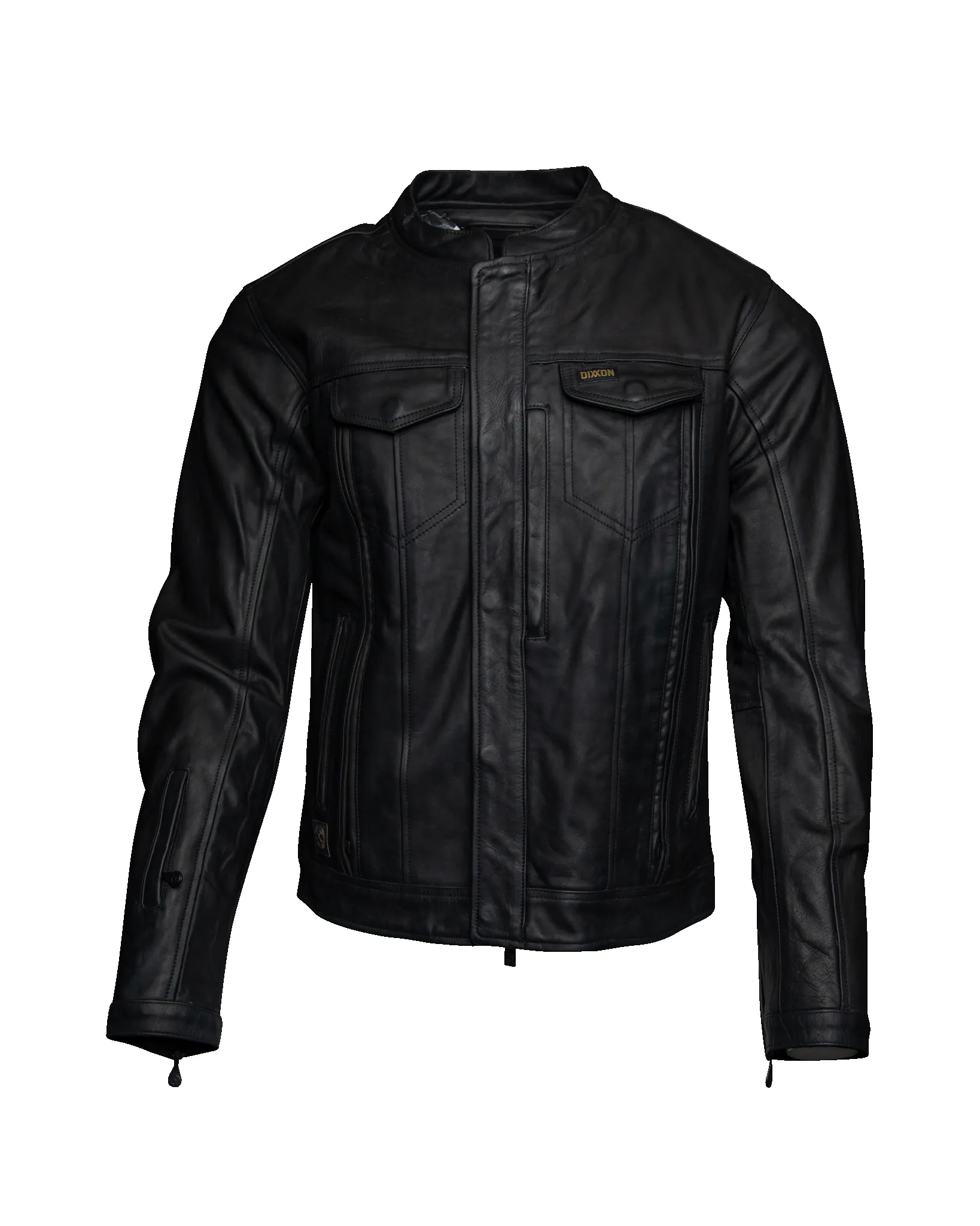 Hudson Leather Jacket - Black sold by Dixxon product image thumbnail 2