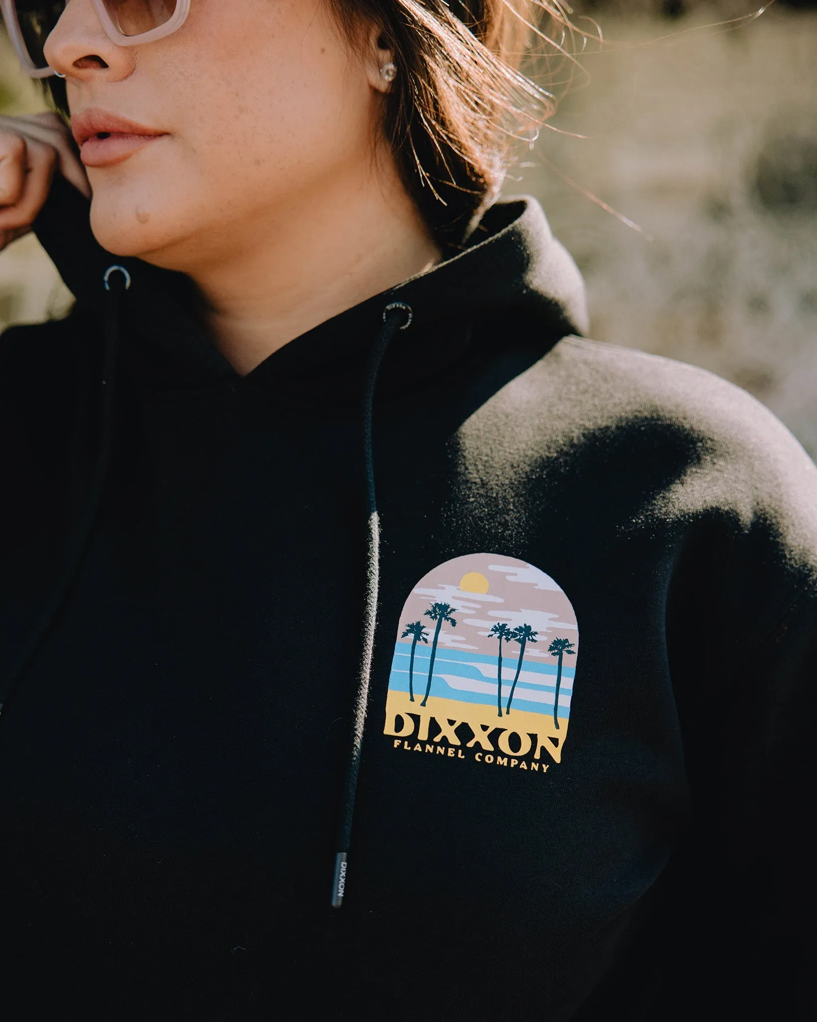 Women's Ocean Front Pullover Hoodie - Black sold by Dixxon product image thumbnail 5