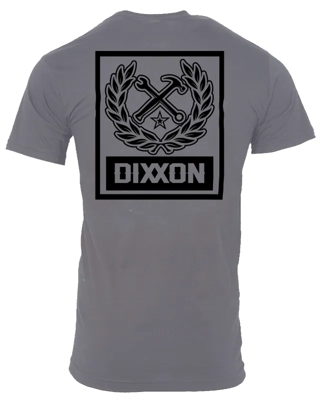 Black Box Crest T-Shirt - Charcoal sold by Dixxon