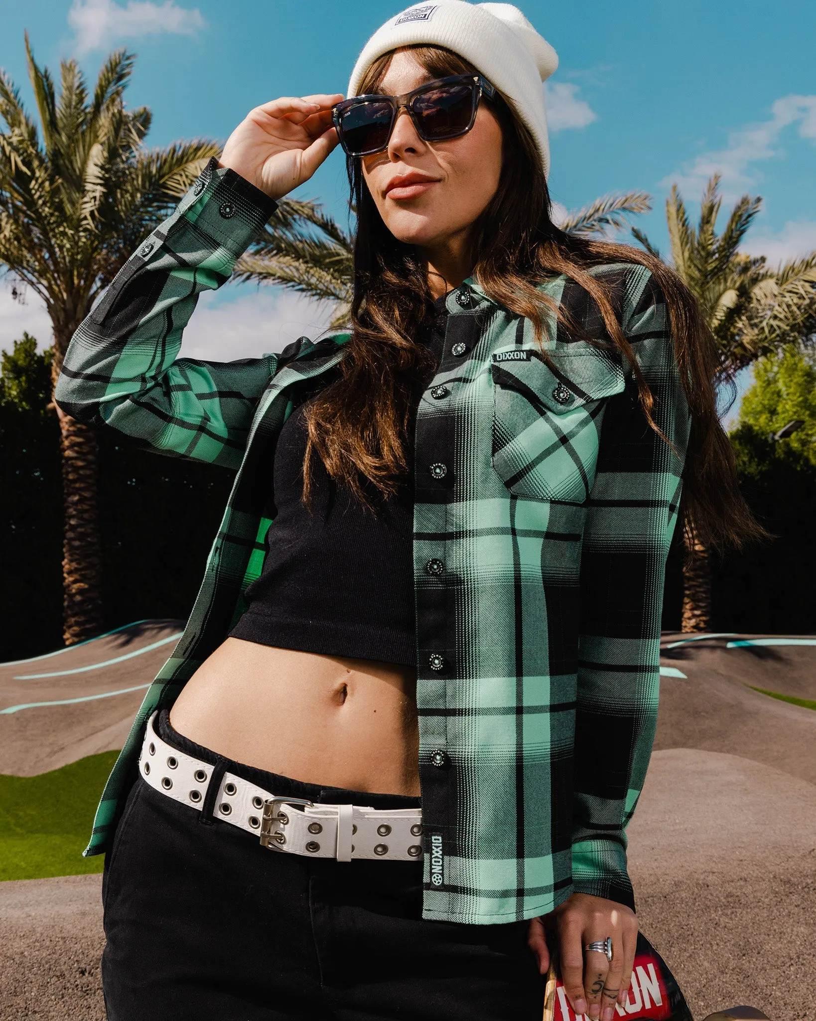 Women's Pumper Flannel sold by Dixxon