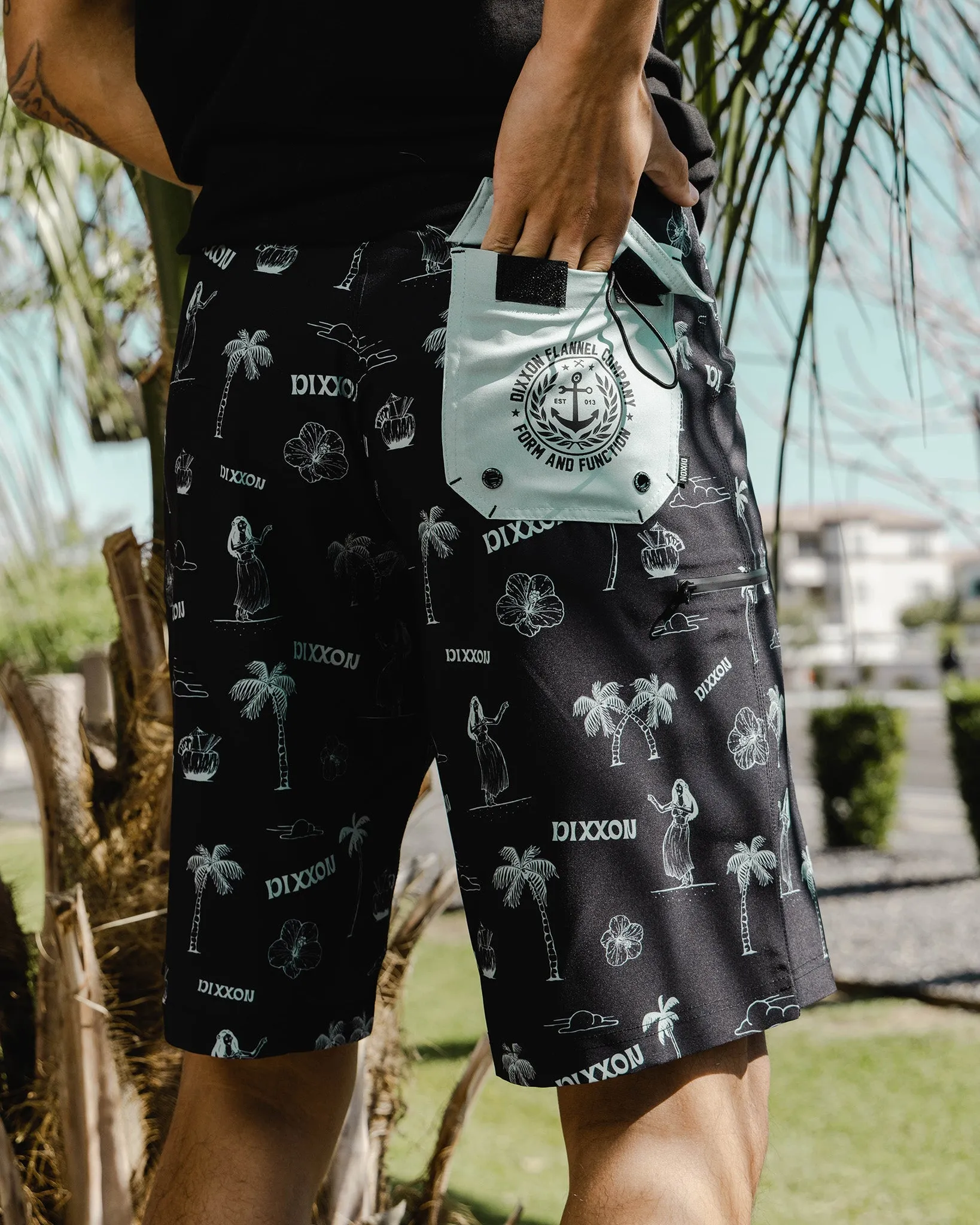 Black & Green Waimea Boardshorts sold by Dixxon product image thumbnail 2