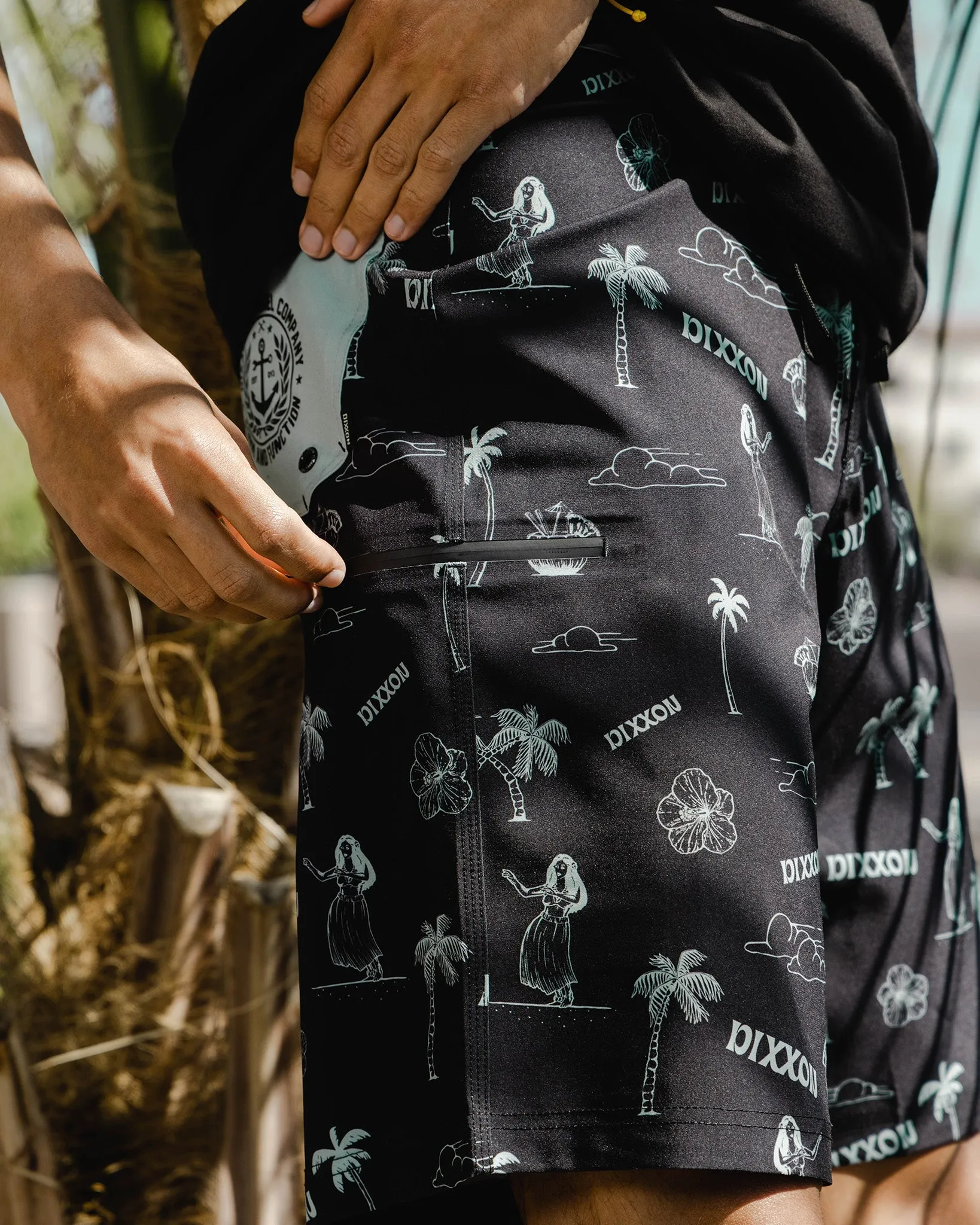 Black & Green Waimea Boardshorts sold by Dixxon product image thumbnail 3