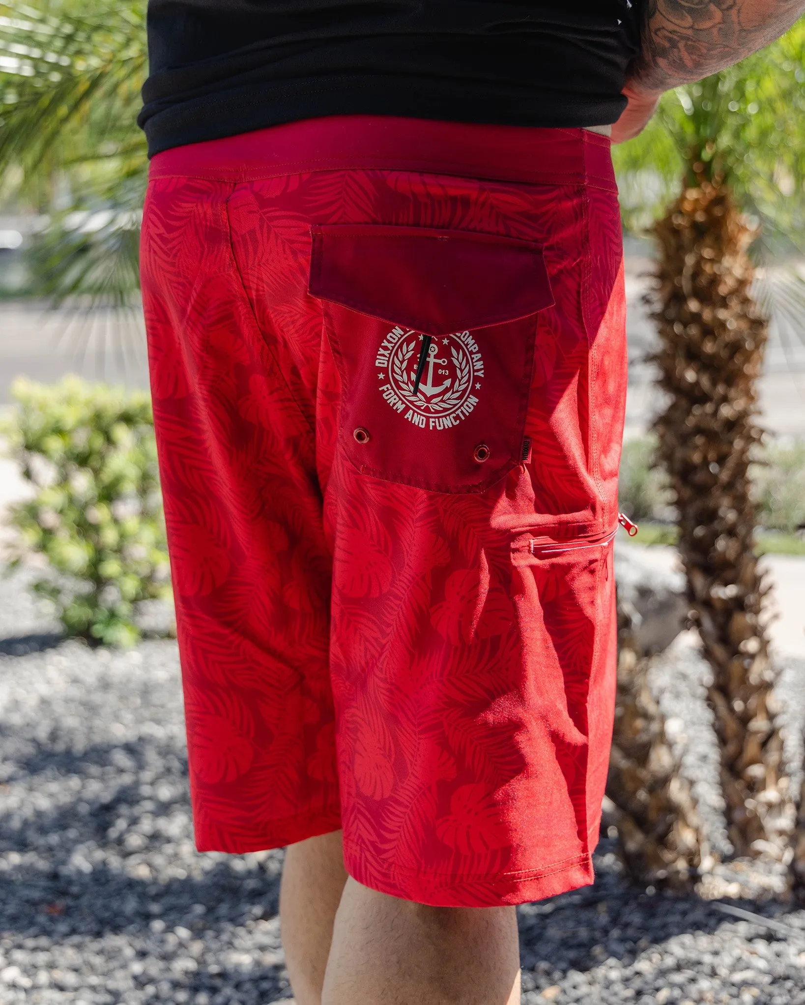Red Corcovado Camo Boardshorts sold by Dixxon product image thumbnail 2
