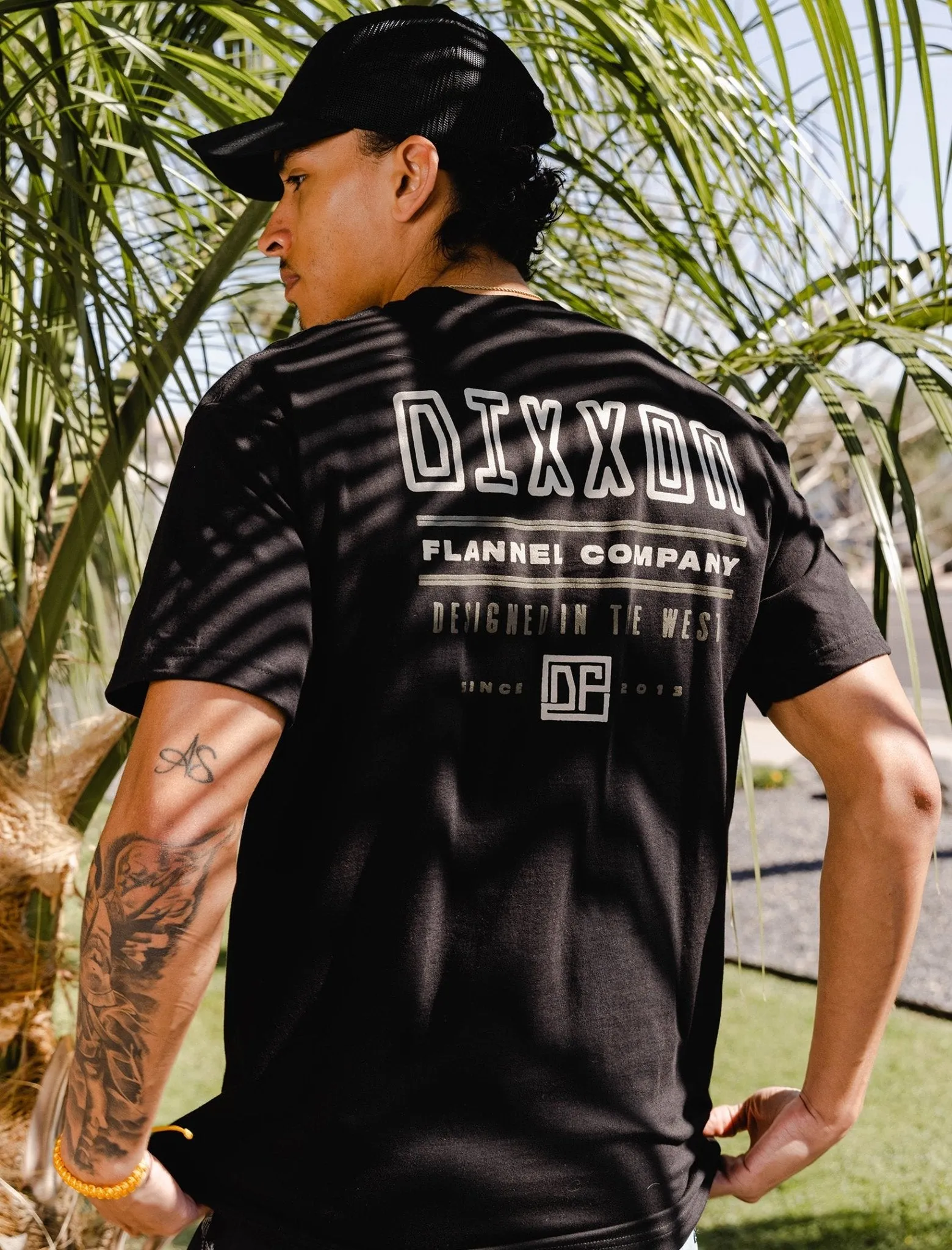 Stamp T-Shirt - Black sold by Dixxon
