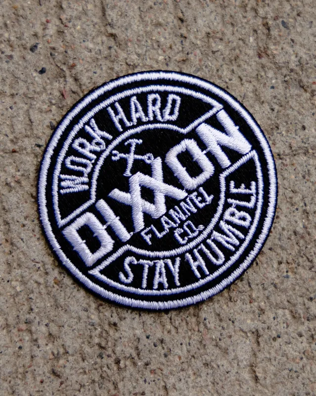 Corpo Curved Bill Iron-On Patch - Black & White sold by Dixxon
