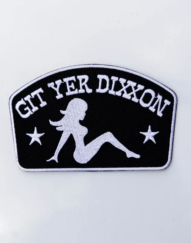 Git Yer Dixxon Iron-On Patch sold by Dixxon