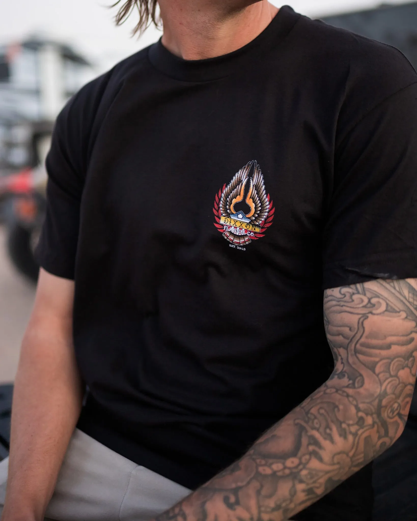 Flyer T-Shirt - Black sold by Dixxon product image thumbnail 2