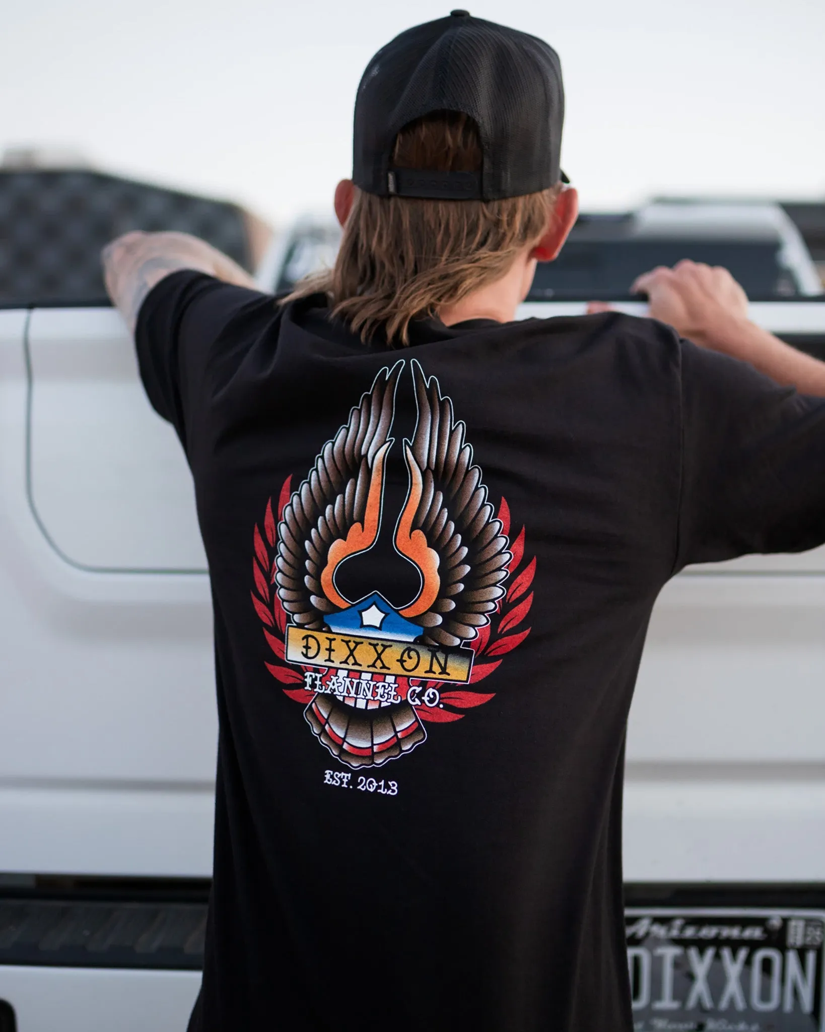 Flyer T-Shirt - Black sold by Dixxon