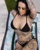 Women's Black String Bikini Top sold by Dixxon
