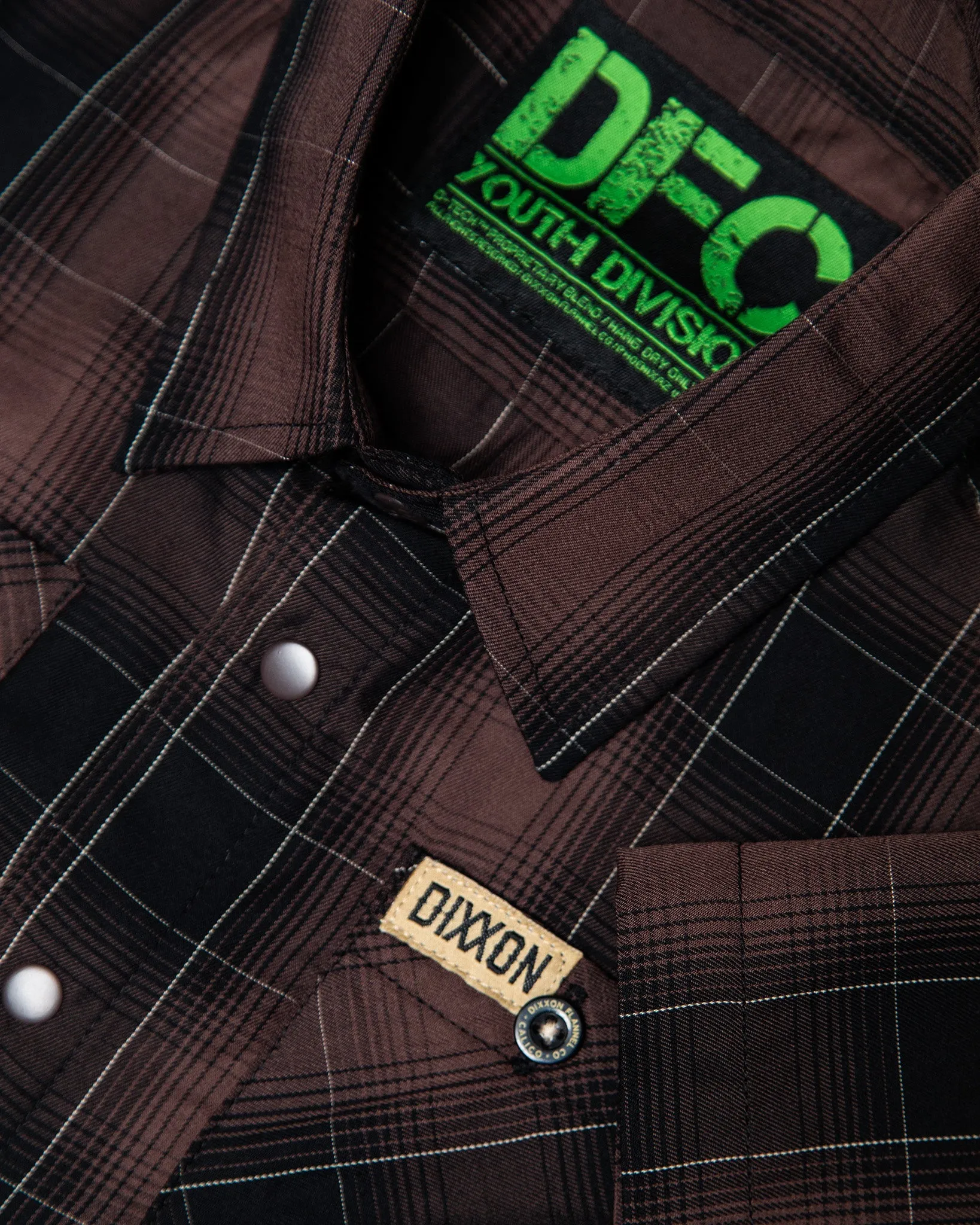 Youth Calico Bamboo Short Sleeve sold by Dixxon product image thumbnail 2