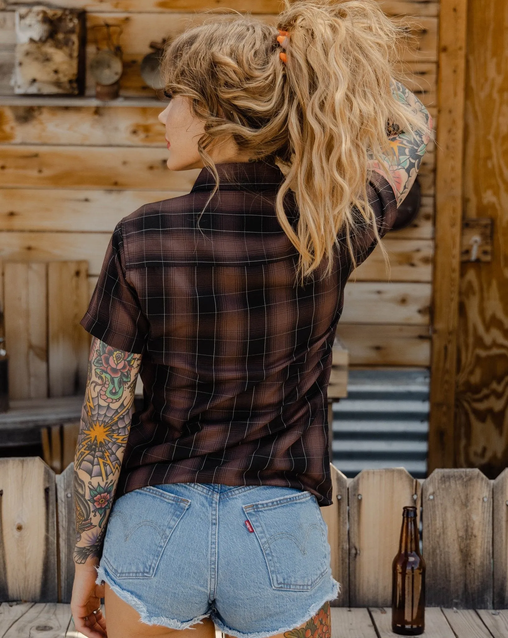 Women's Calico Bamboo Short Sleeve sold by Dixxon product image thumbnail 3