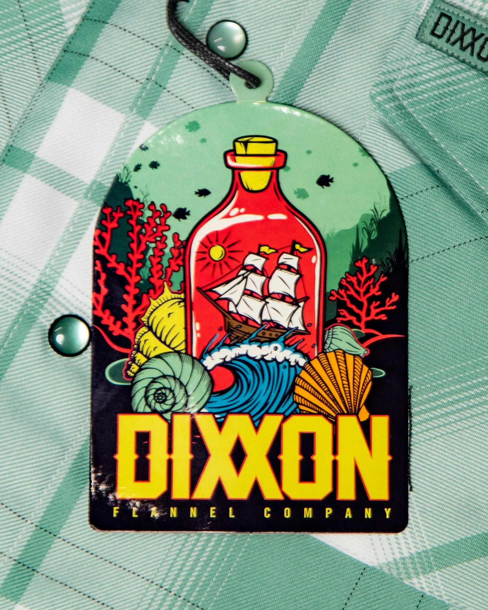 Women's Sea Glass Flannel sold by Dixxon product image thumbnail 4