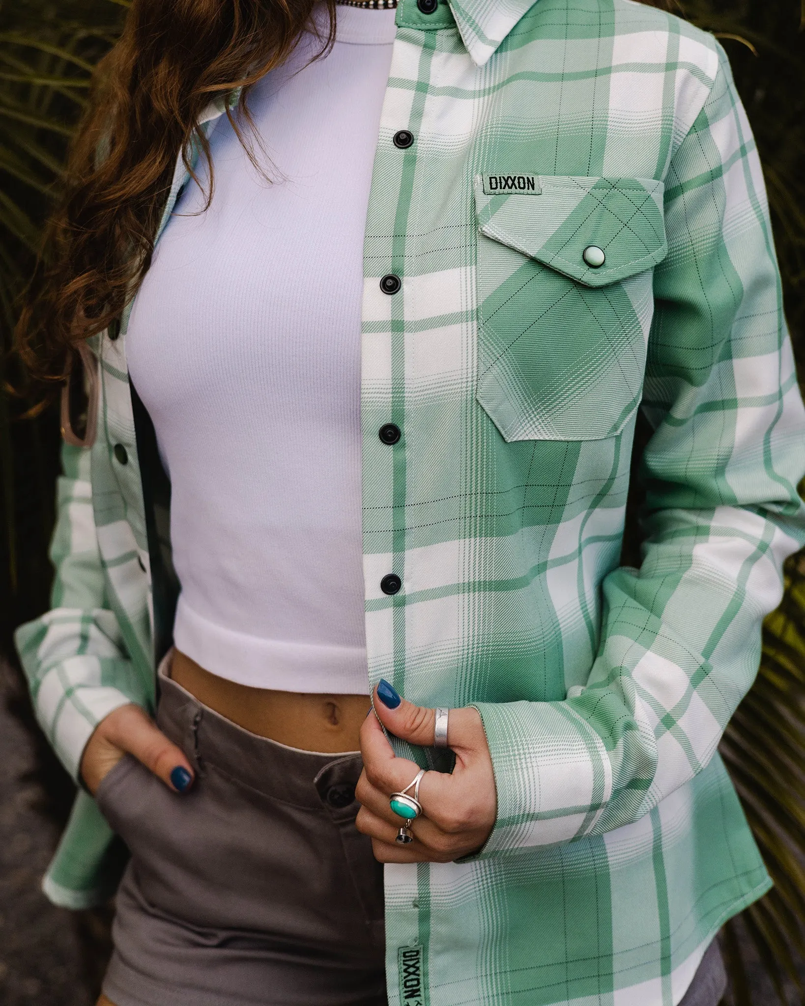 Women's Sea Glass Flannel sold by Dixxon product image thumbnail 2