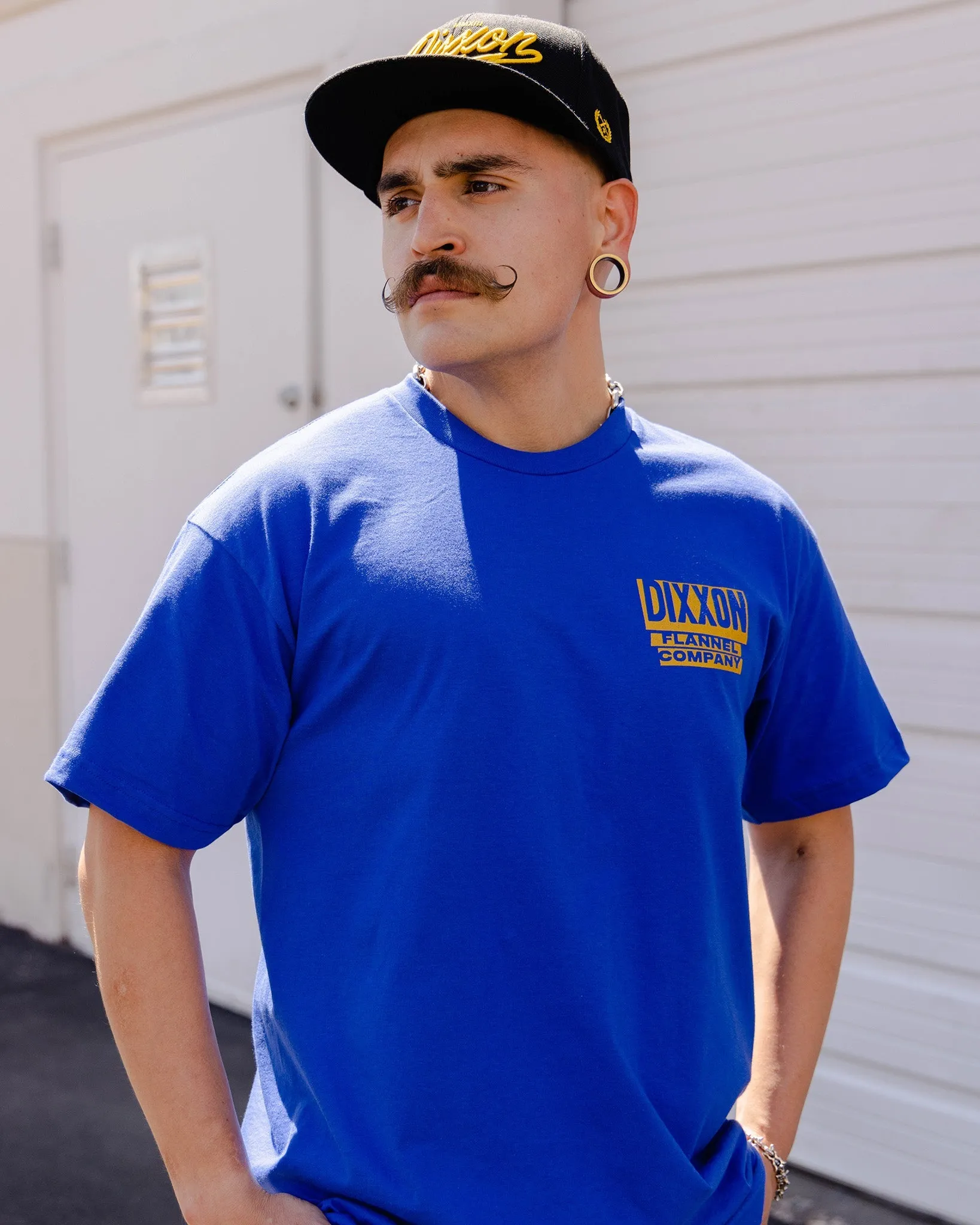 Gold Premium Quality T-Shirt - Royal Blue sold by Dixxon product image thumbnail 2