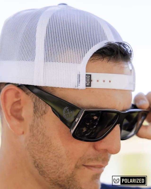 Jefe Sunglasses - Murked & Gray Polarized sold by Dixxon