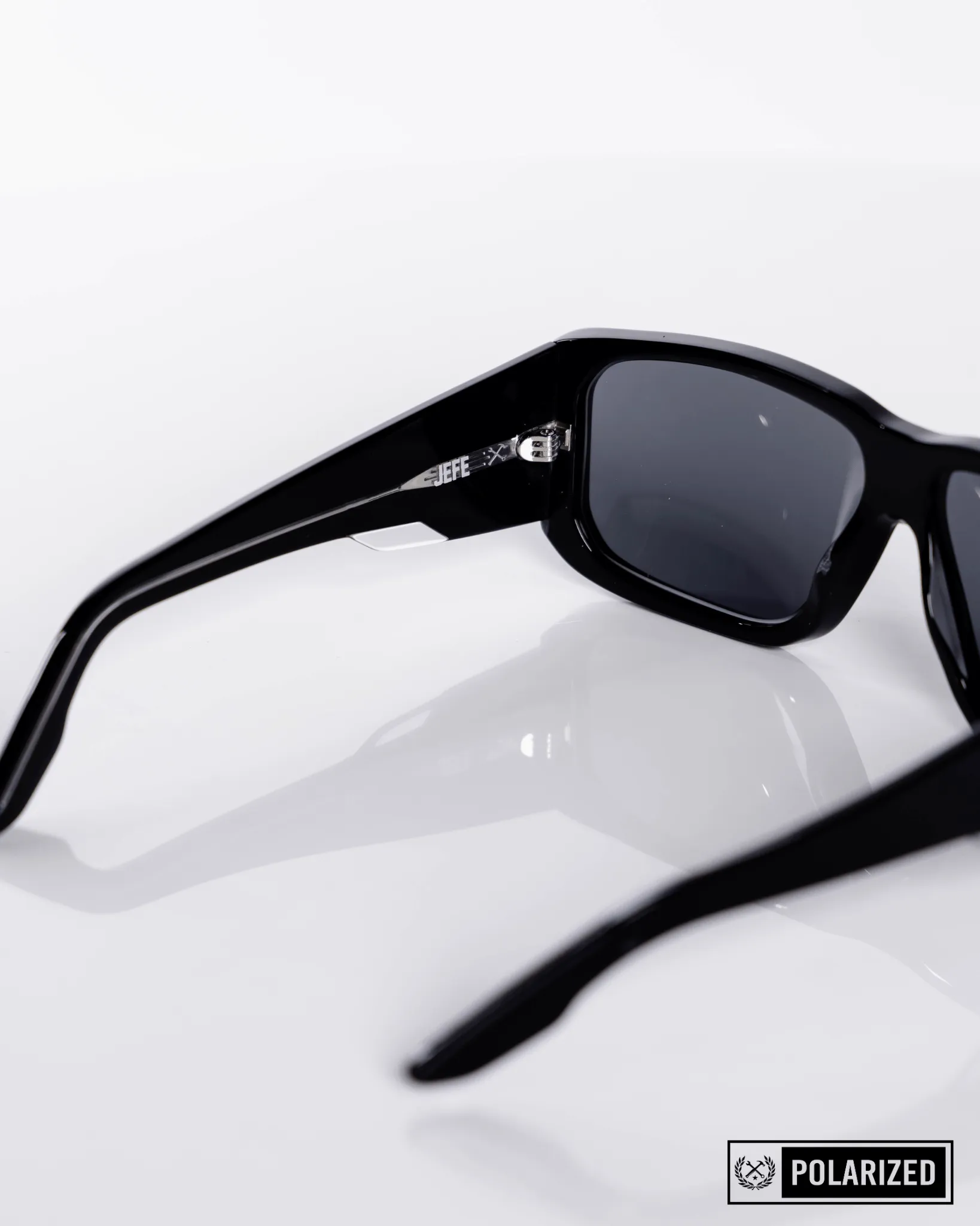 Jefe Sunglasses - Black & Gray Polarized sold by Dixxon product image thumbnail 5