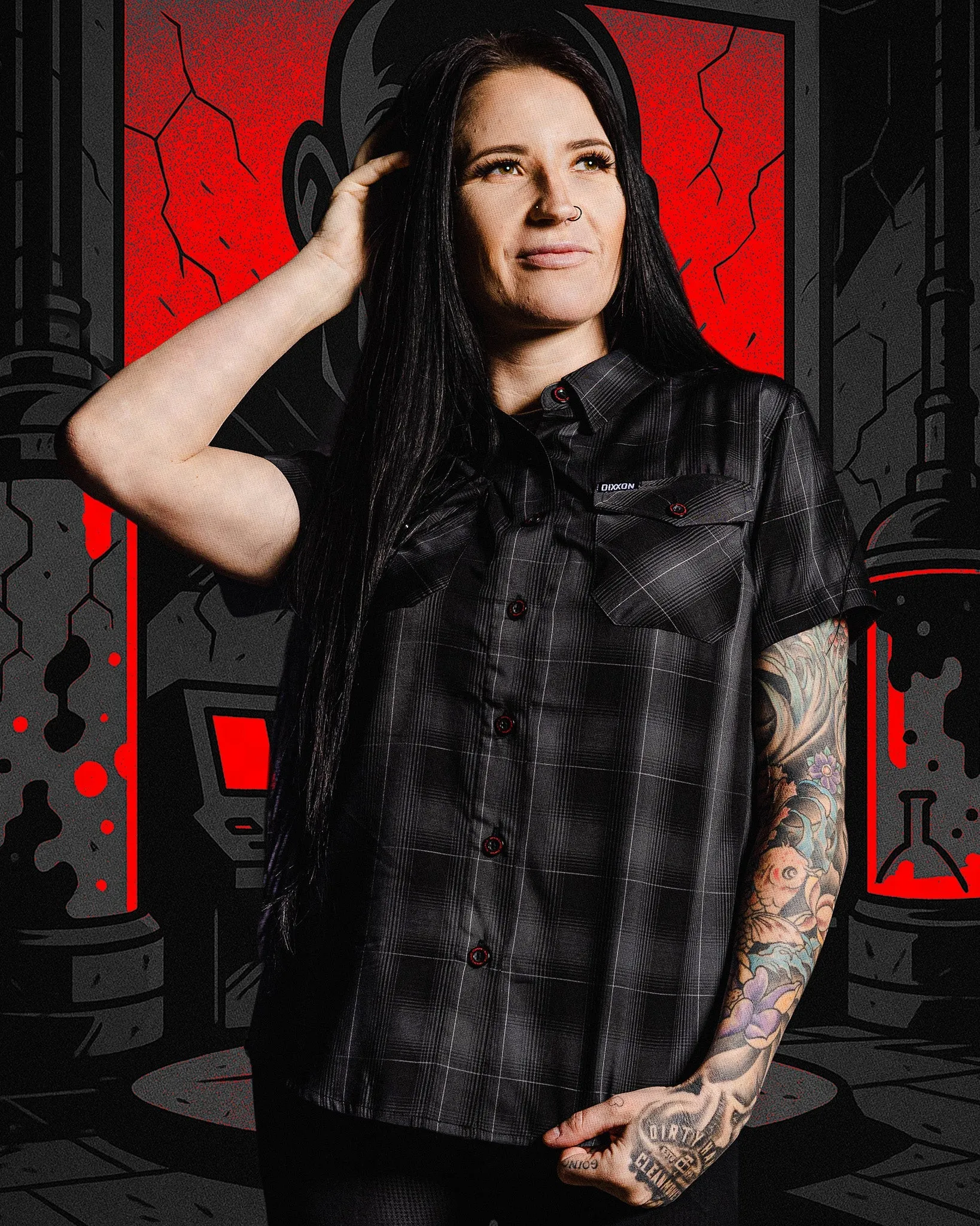 Women's The Villain Bamboo Short Sleeve sold by Dixxon product image thumbnail 4