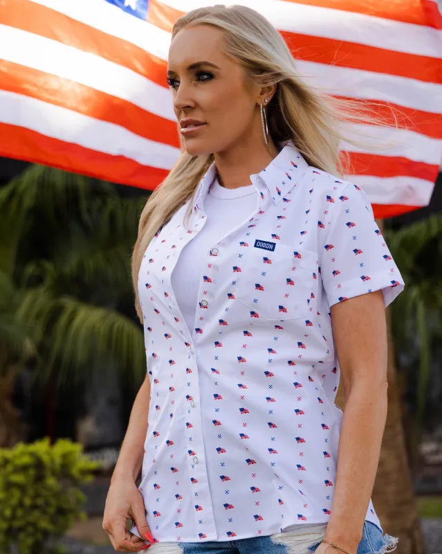 Women's All American Party Shirt sold by Dixxon
