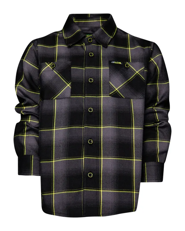 Youth ADS Racing Shocks Flannel sold by Dixxon
