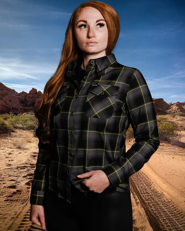 Women's ADS Racing Shocks Flannel sold by Dixxon