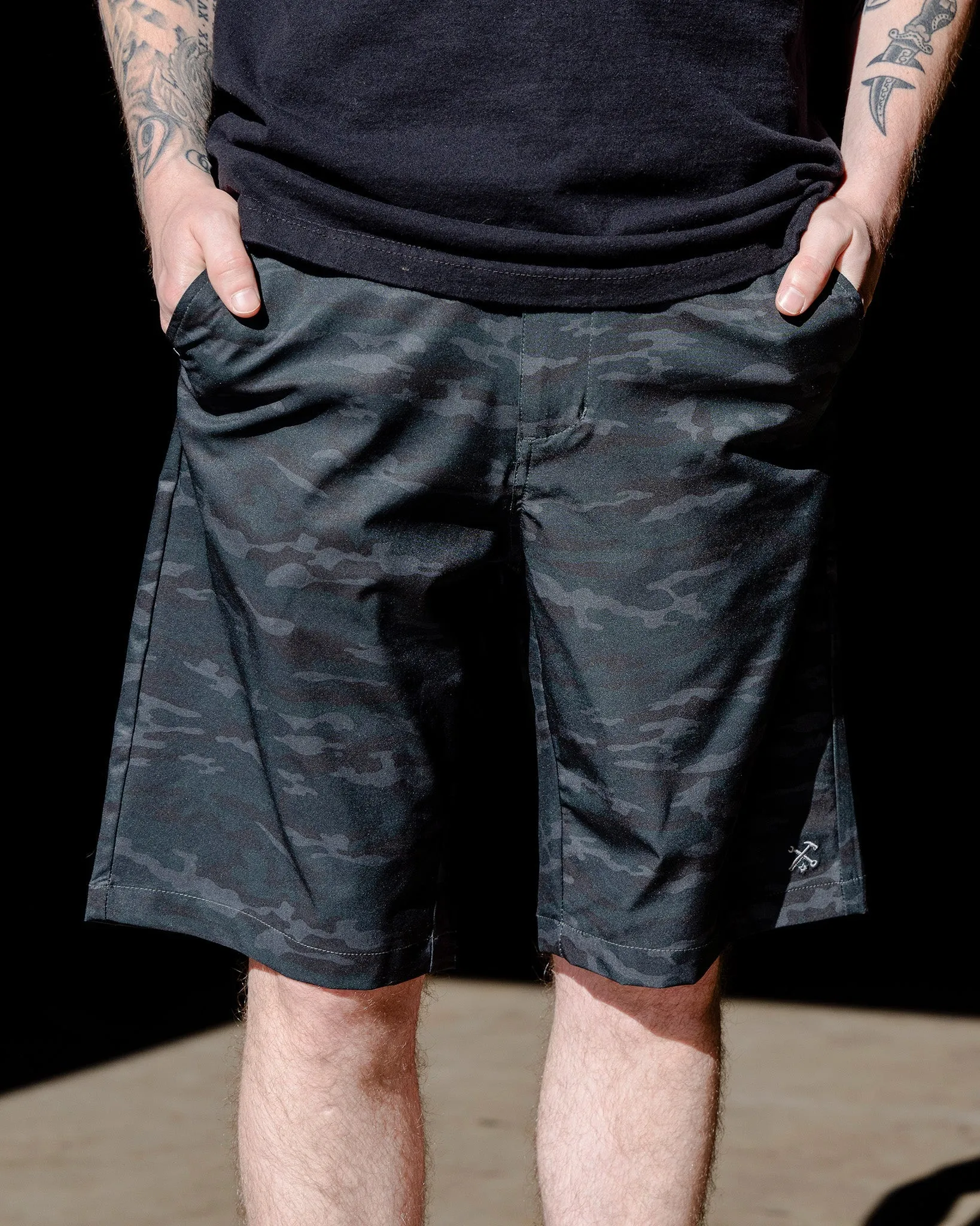 Hybrid Shorts - Black Woodland sold by Dixxon product image thumbnail 2