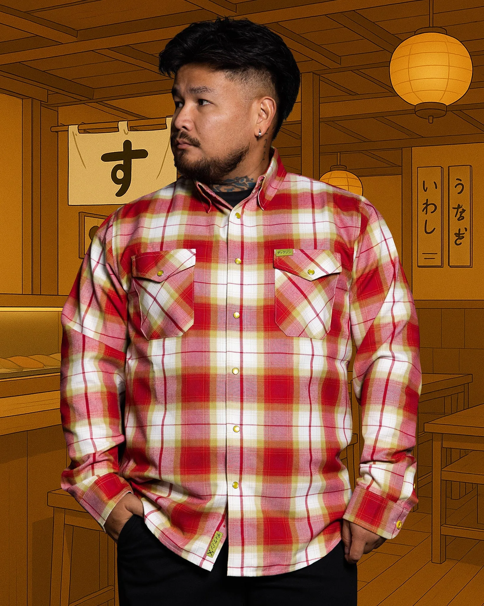 Maguro Flannel sold by Dixxon