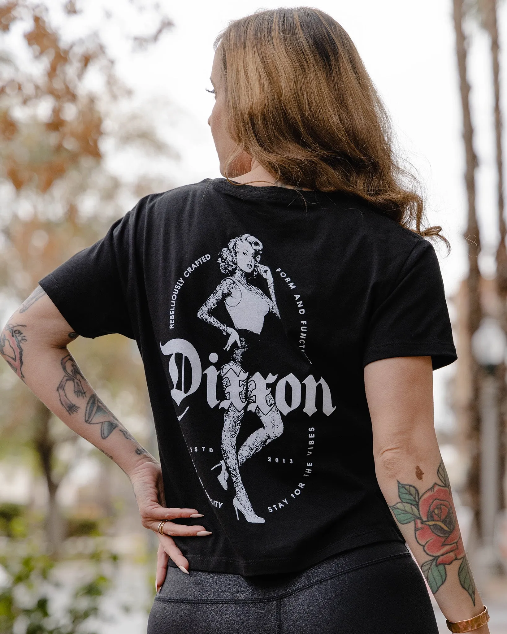 Women's Vibes Crop Top - Black sold by Dixxon