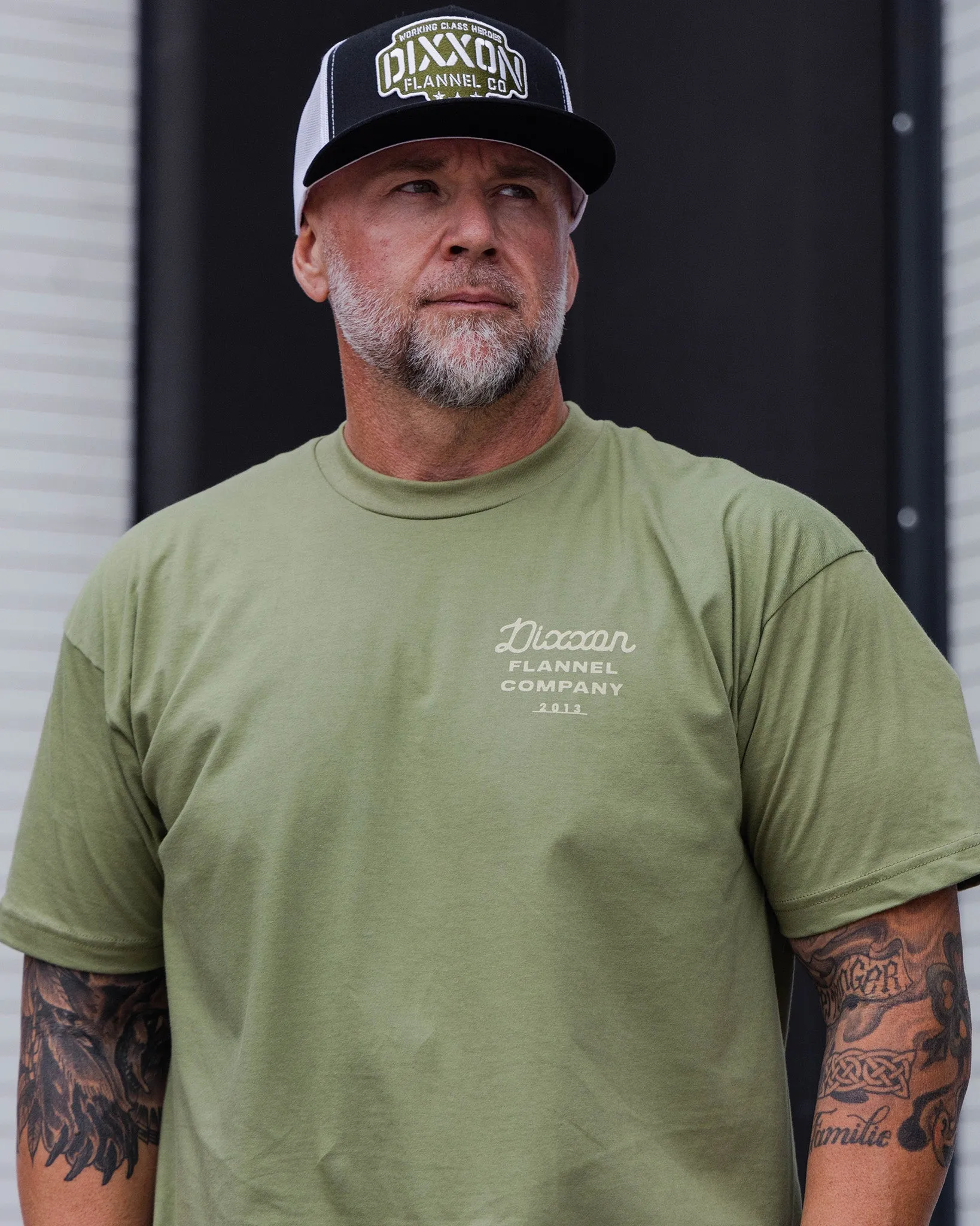 Tan Road Warrior T-Shirt - OD Green sold by Dixxon product image thumbnail 2