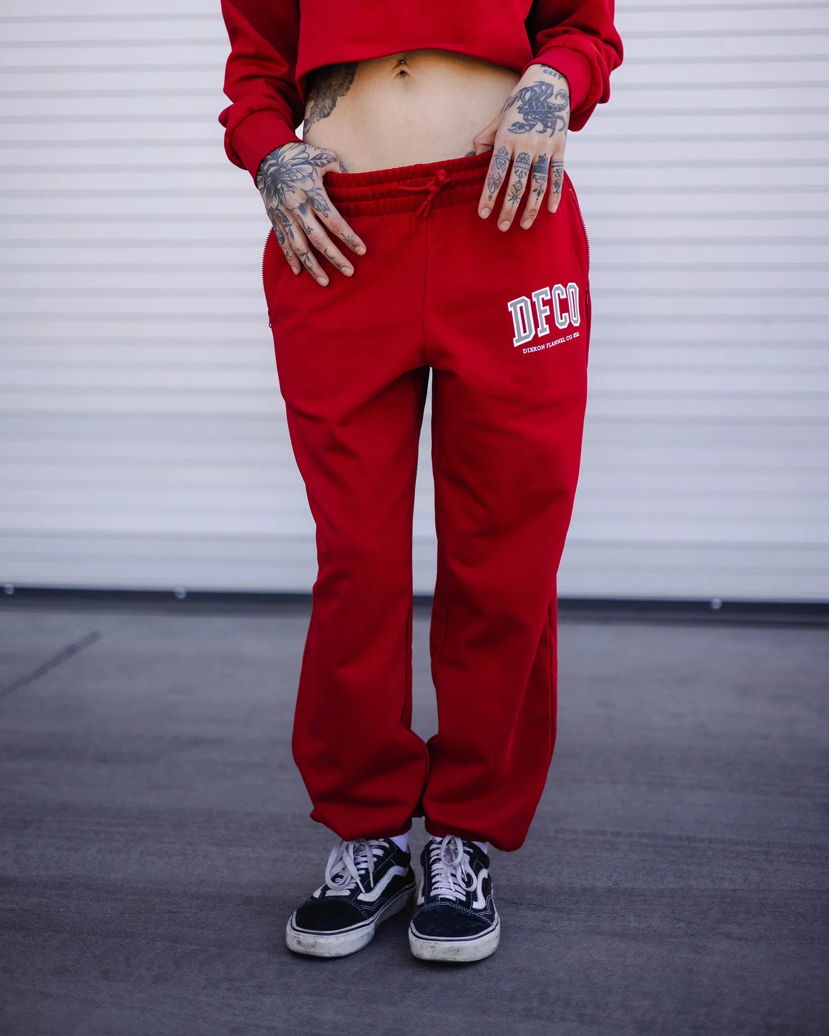 Women's DFCO Sweatpants - Red sold by Dixxon product image thumbnail 3