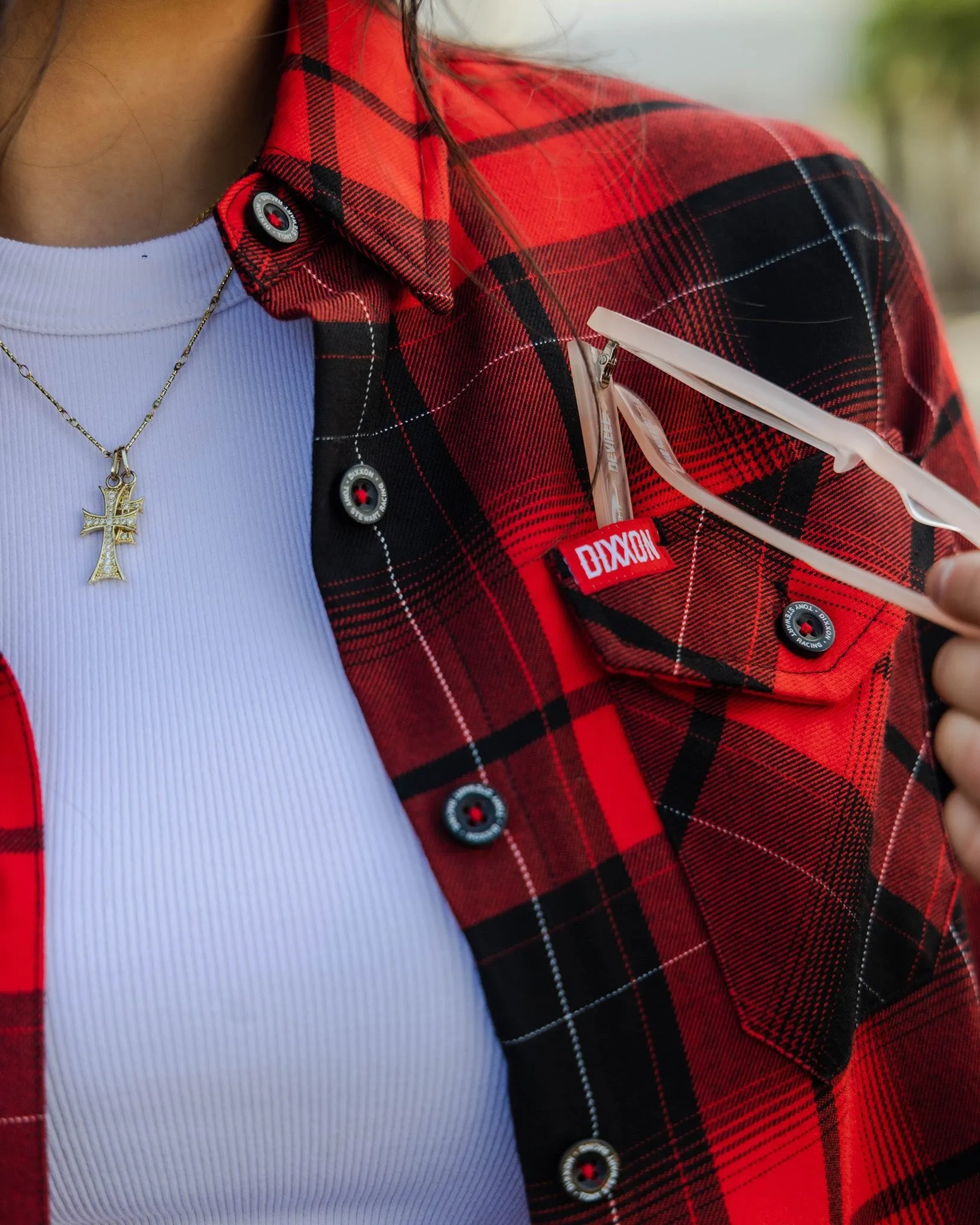 Women's Tony Stewart Flannel sold by Dixxon product image thumbnail 4