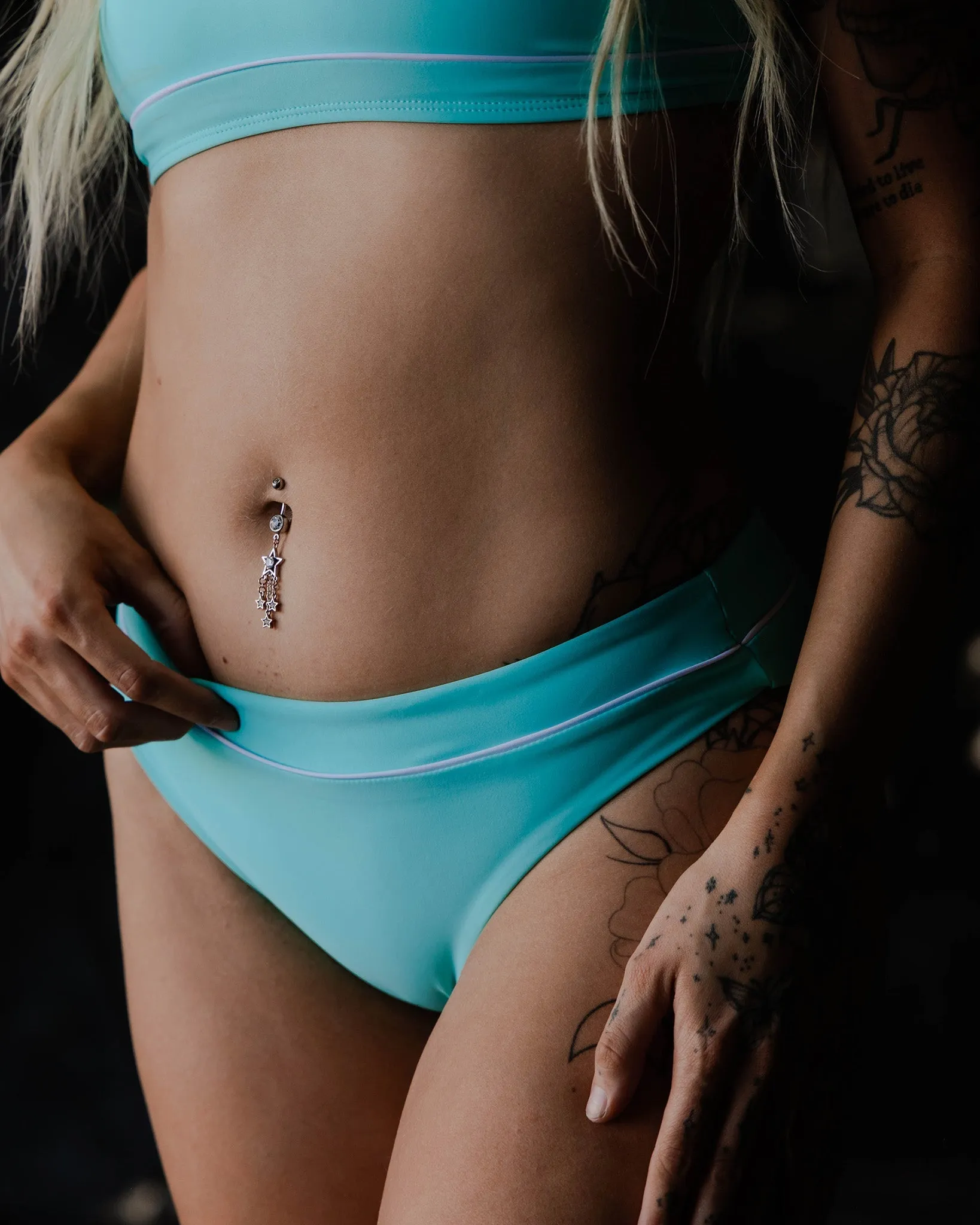 Women's Coastline Bikini Bottoms - Tiffany & White sold by Dixxon product image thumbnail 3