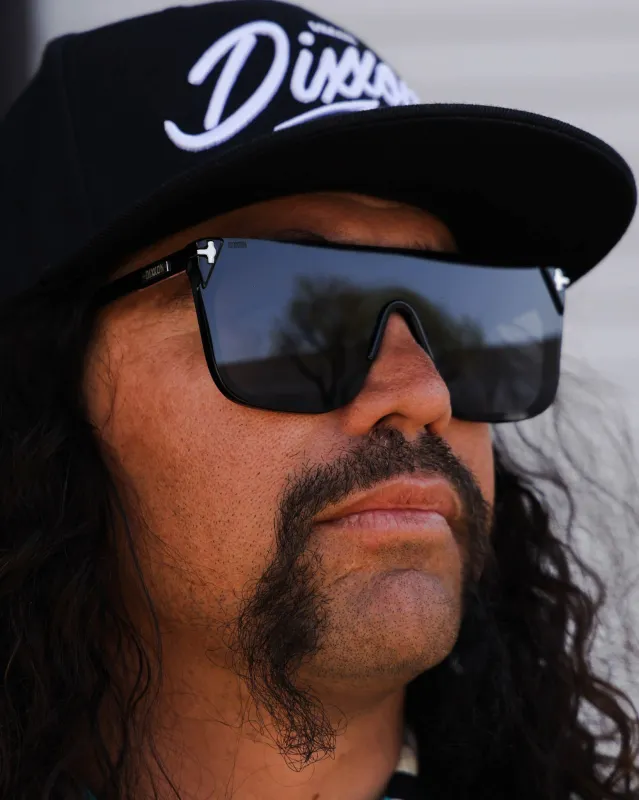 Vega Sunglasses - Black & Gray sold by Dixxon