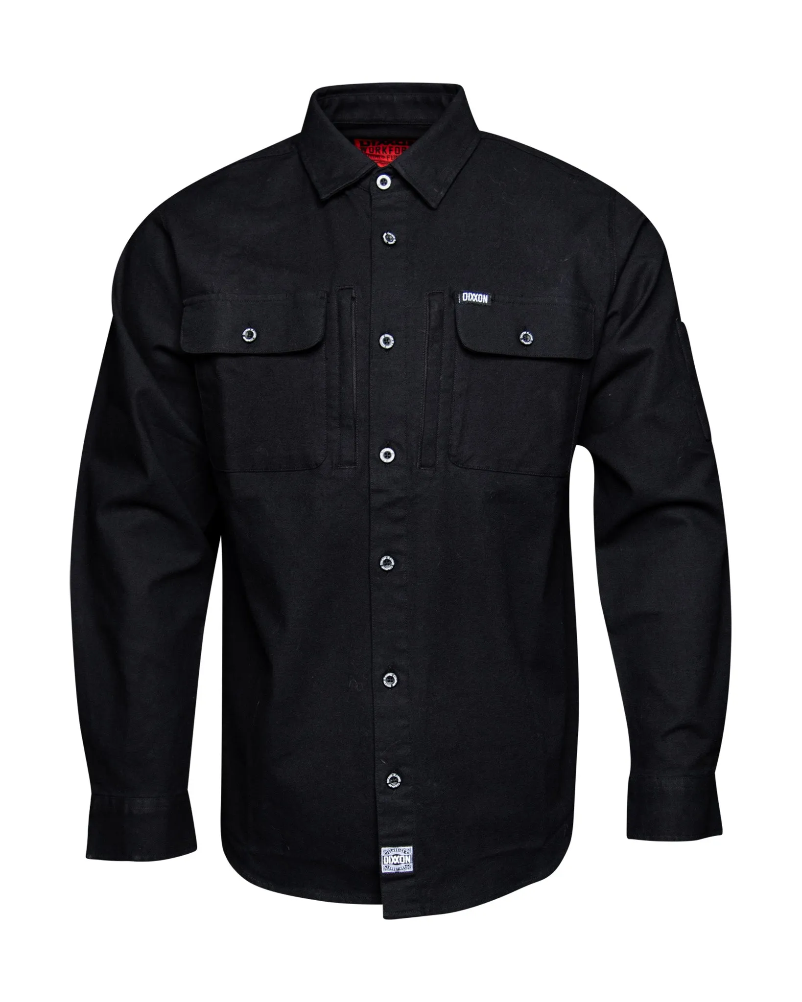 Work Shirt Long Sleeve - Black sold by Dixxon product image thumbnail 2