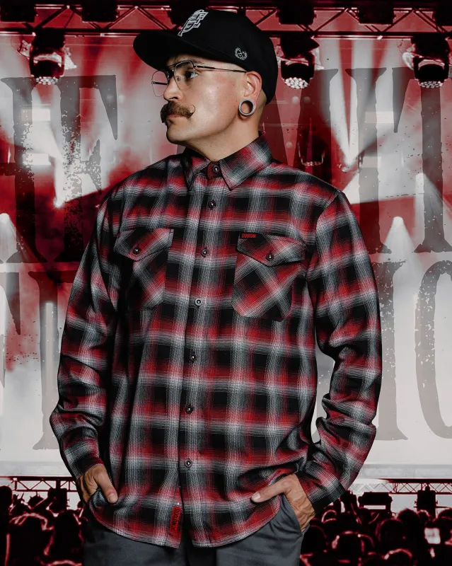 The Amity Affliction Youngbloods Flannel sold by Dixxon