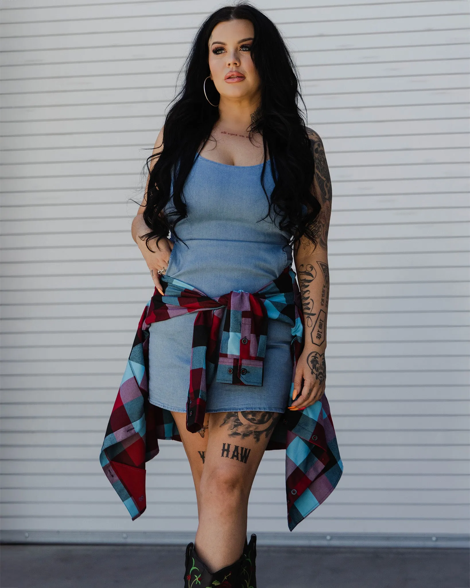 Uptown Dress - Blue Denim sold by Dixxon product image thumbnail 2