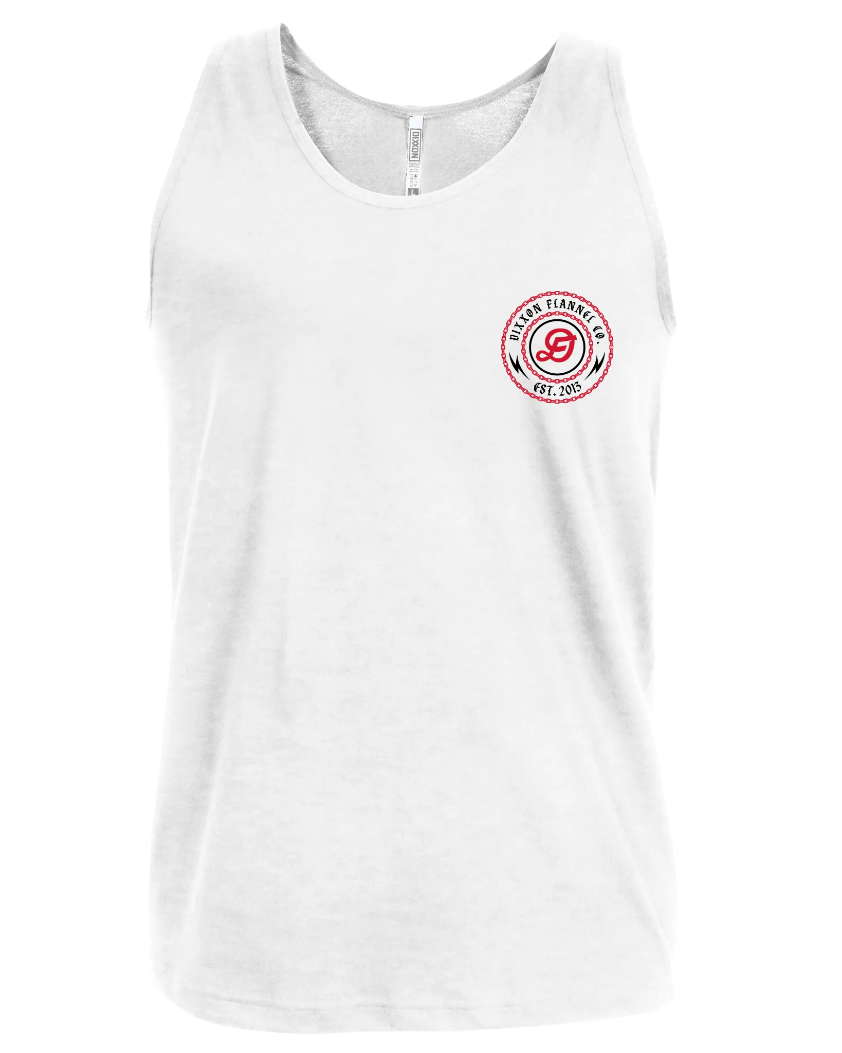 Red & Black Linked Tank - White sold by Dixxon product image thumbnail 3