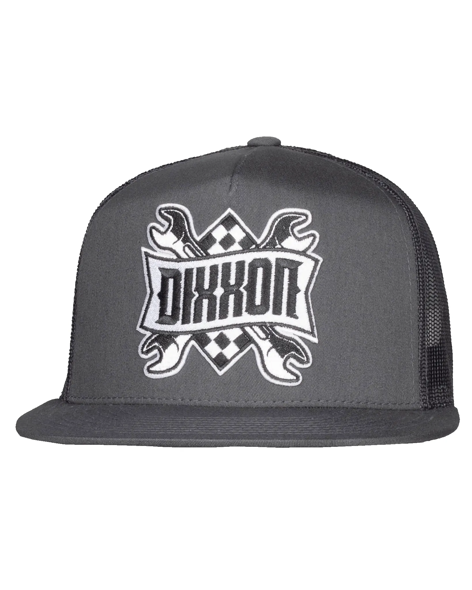 Pit Crew Flat Bill Trucker Snapback sold by Dixxon product image thumbnail 4