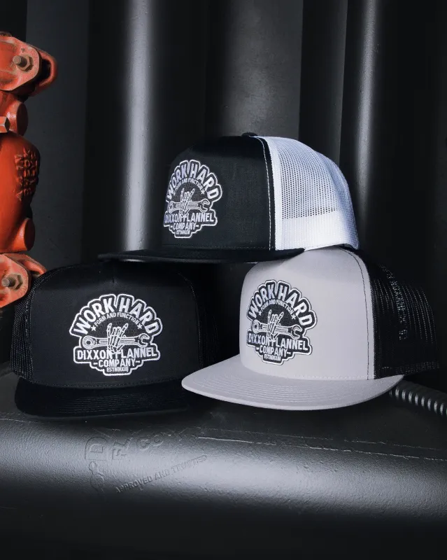 Overtime Flat Bill Trucker Snapback sold by Dixxon