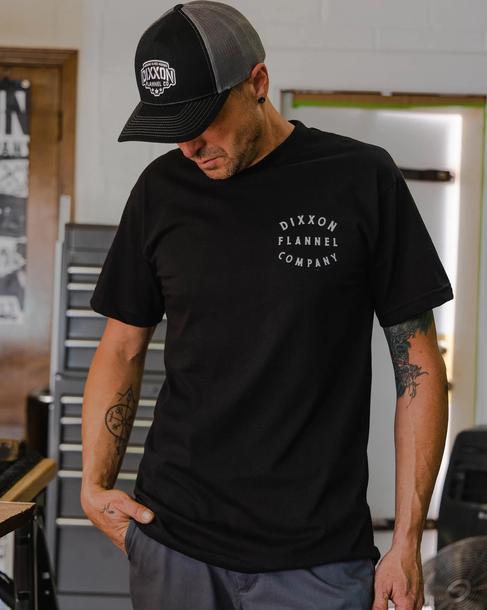Gray Hand Crafted T-Shirt - Black sold by Dixxon product image thumbnail 2