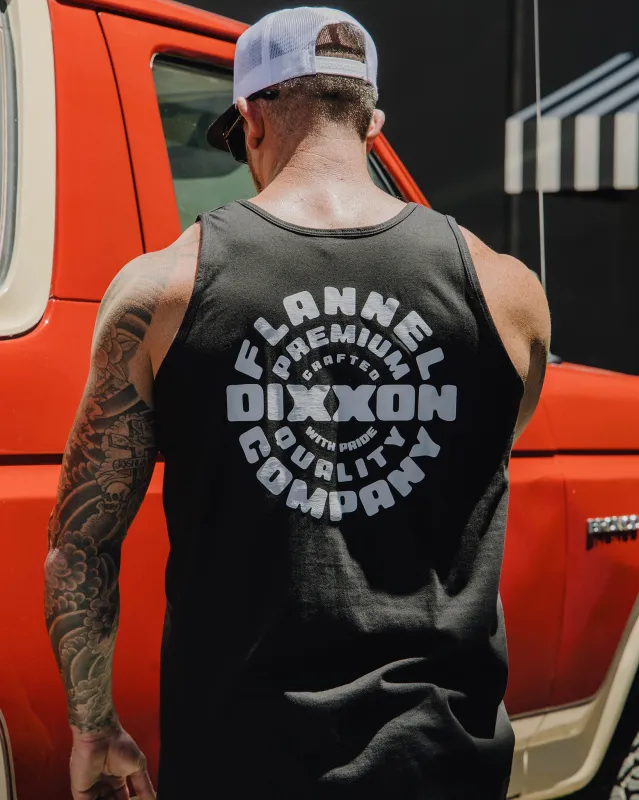 White Crafted With Pride Tank - Black sold by Dixxon