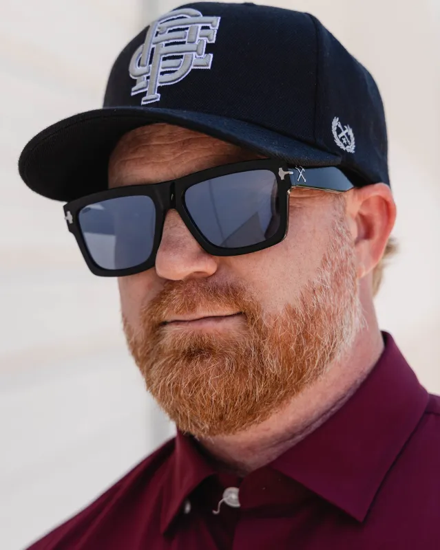 Sledge Sunglasses - Black & Chrome sold by Dixxon