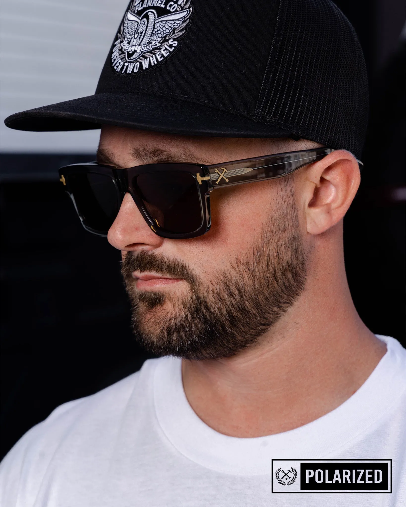 Sledge Sunglasses - Grey Smoke & Bronze Polarized sold by Dixxon