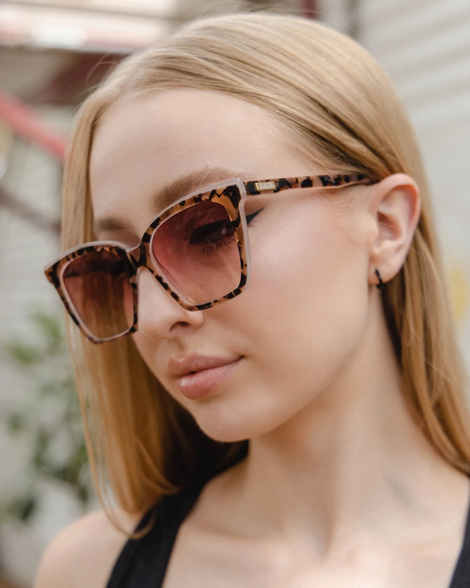 Luna Sunglasses - Mauve Tortoise & Pink Gradient sold by Dixxon product image thumbnail 4