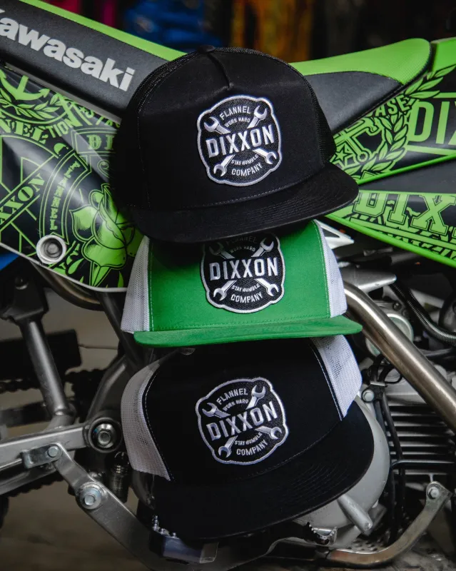 Wrench Flat Bill Trucker Snapback sold by Dixxon