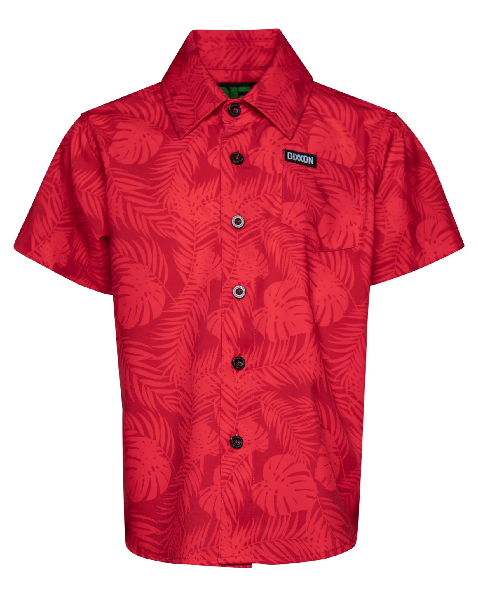 Youth Corcovado Camo Party Shirt - Red sold by Dixxon