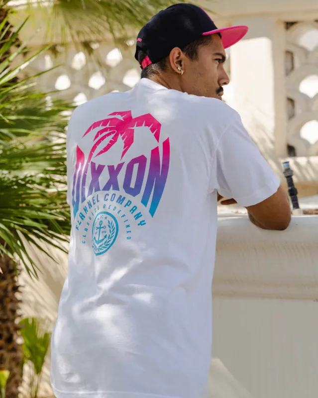 Neon Palm T-Shirt - White sold by Dixxon